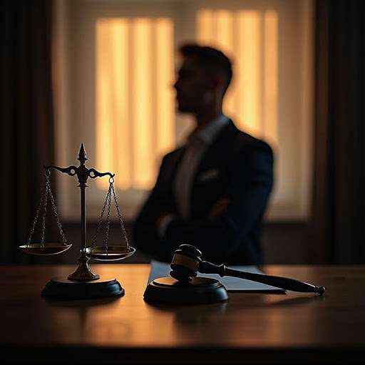 Legal scales and a gavel illustrating how a criminal defence lawyer helps defend sexual assault charges in court.
